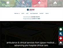 Tablet Screenshot of jigsawmedical.com